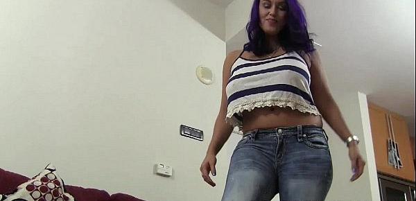  These tight ass hugger jeans are so sexy JOI